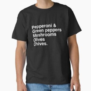 Pepperoni and green peppers.
