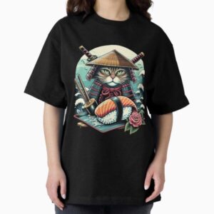 Cute Samurai Sushi Cat | Women’s Funny Japanese Cat Lover